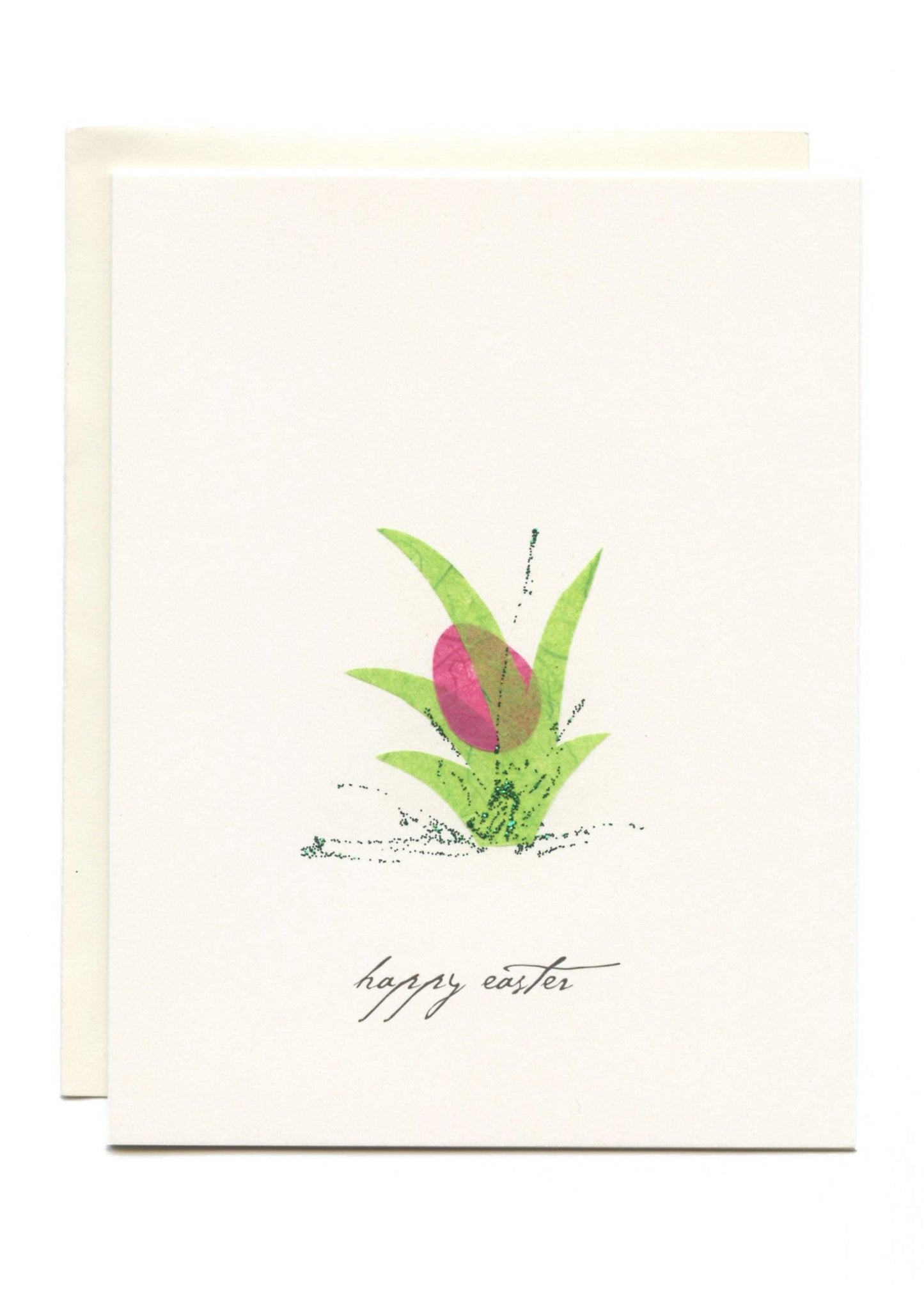 "Happy Easter" Egg in Grass
