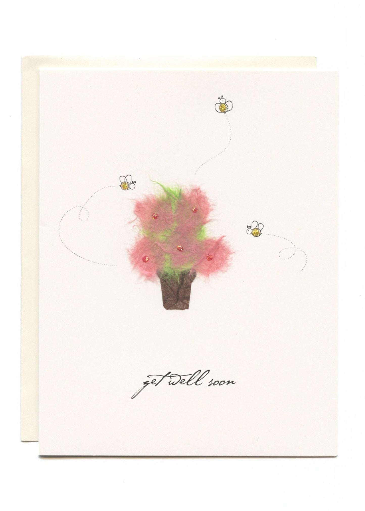 "Get Well Soon" Flower Pot