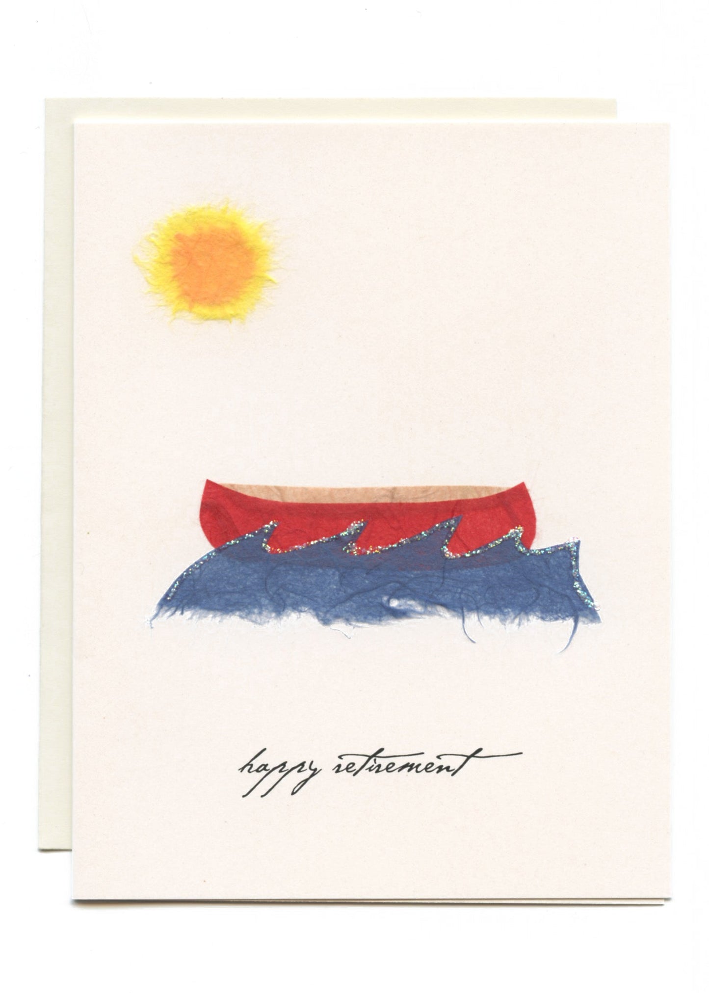 "Happy Retirement" Canoe