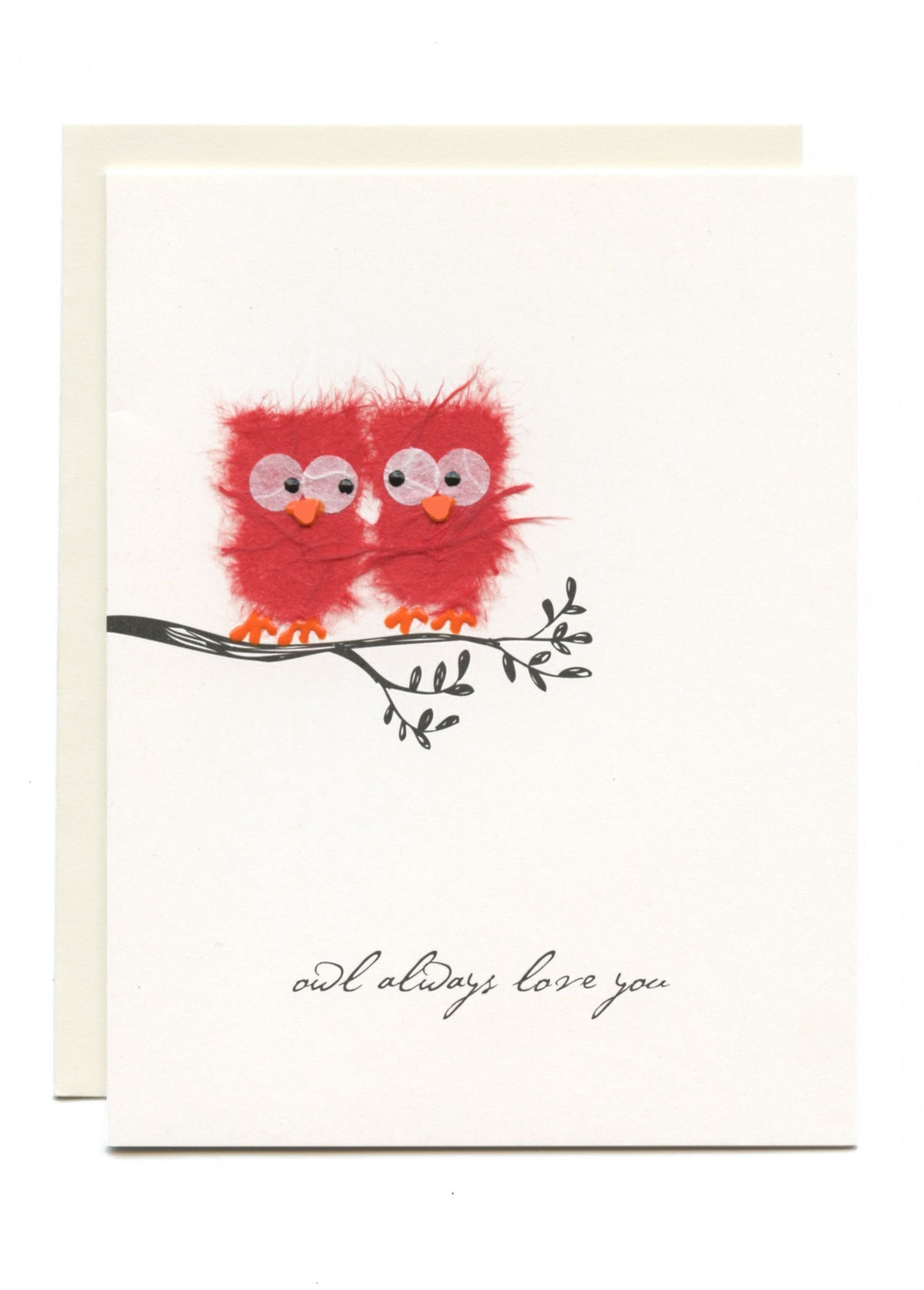 "Owl Always Love You" Two Red Owls