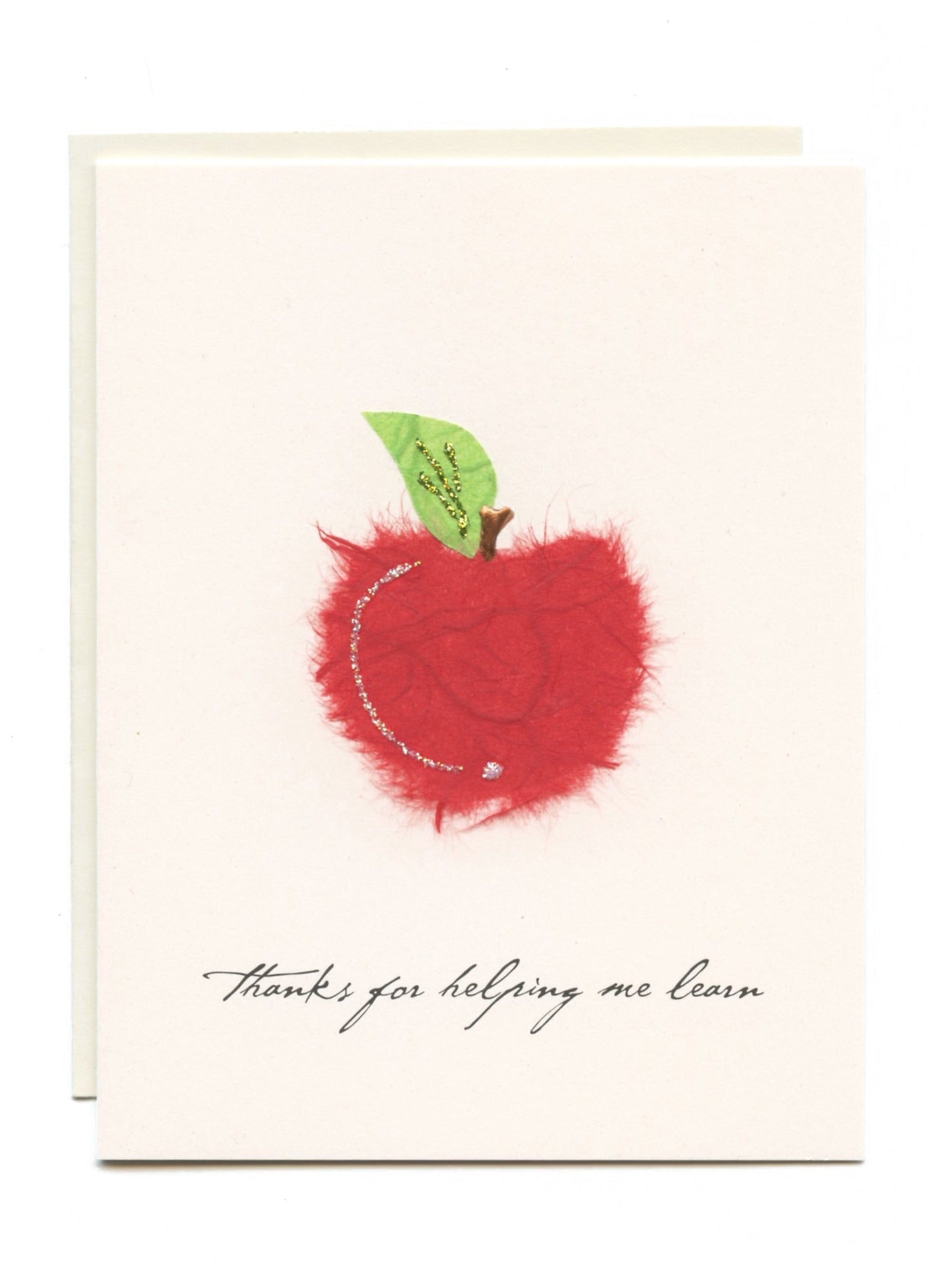 "Thanks for Helping me Learn" Apple