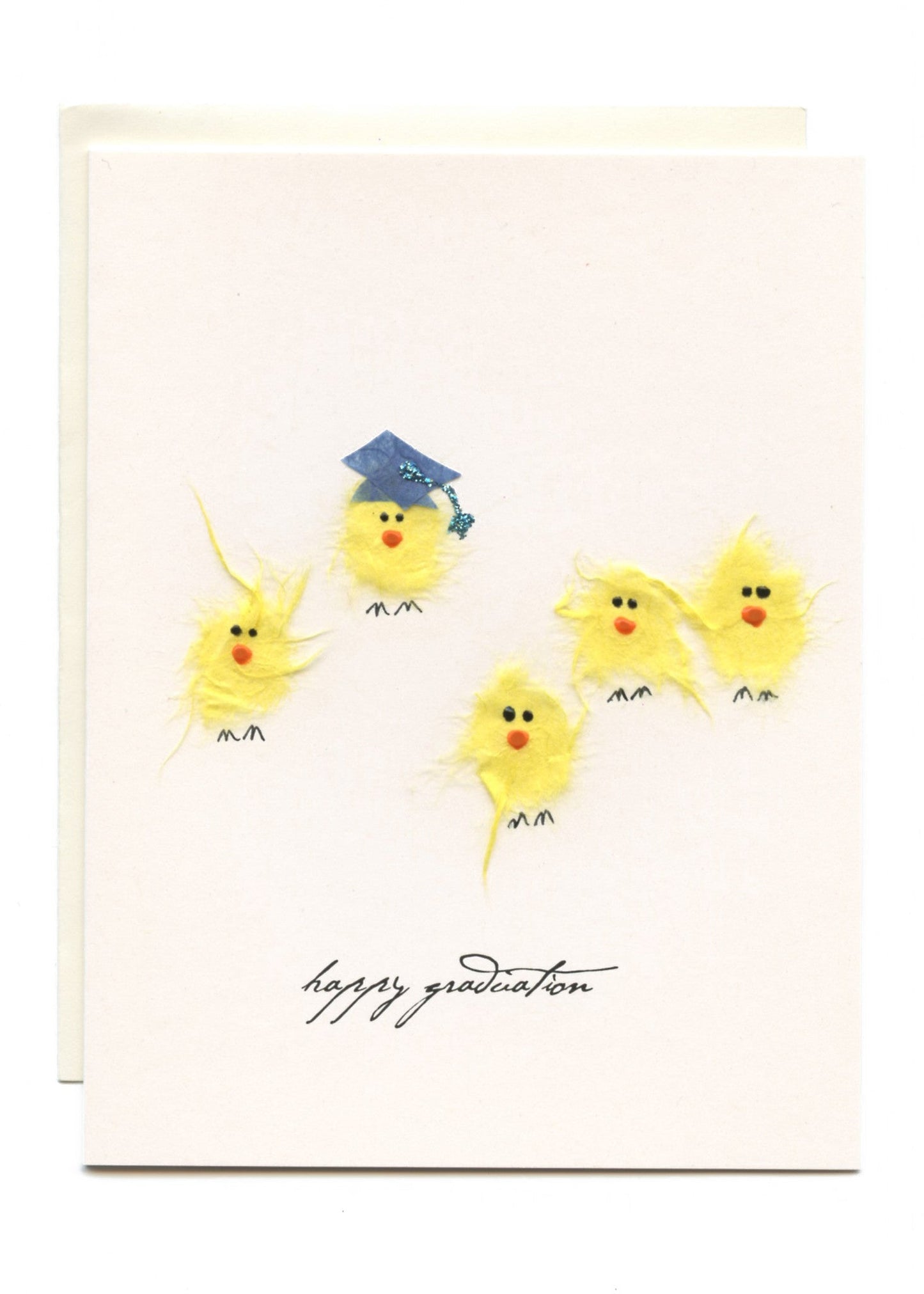 "Happy Graduation" 5 Chicks and a Grad Cap