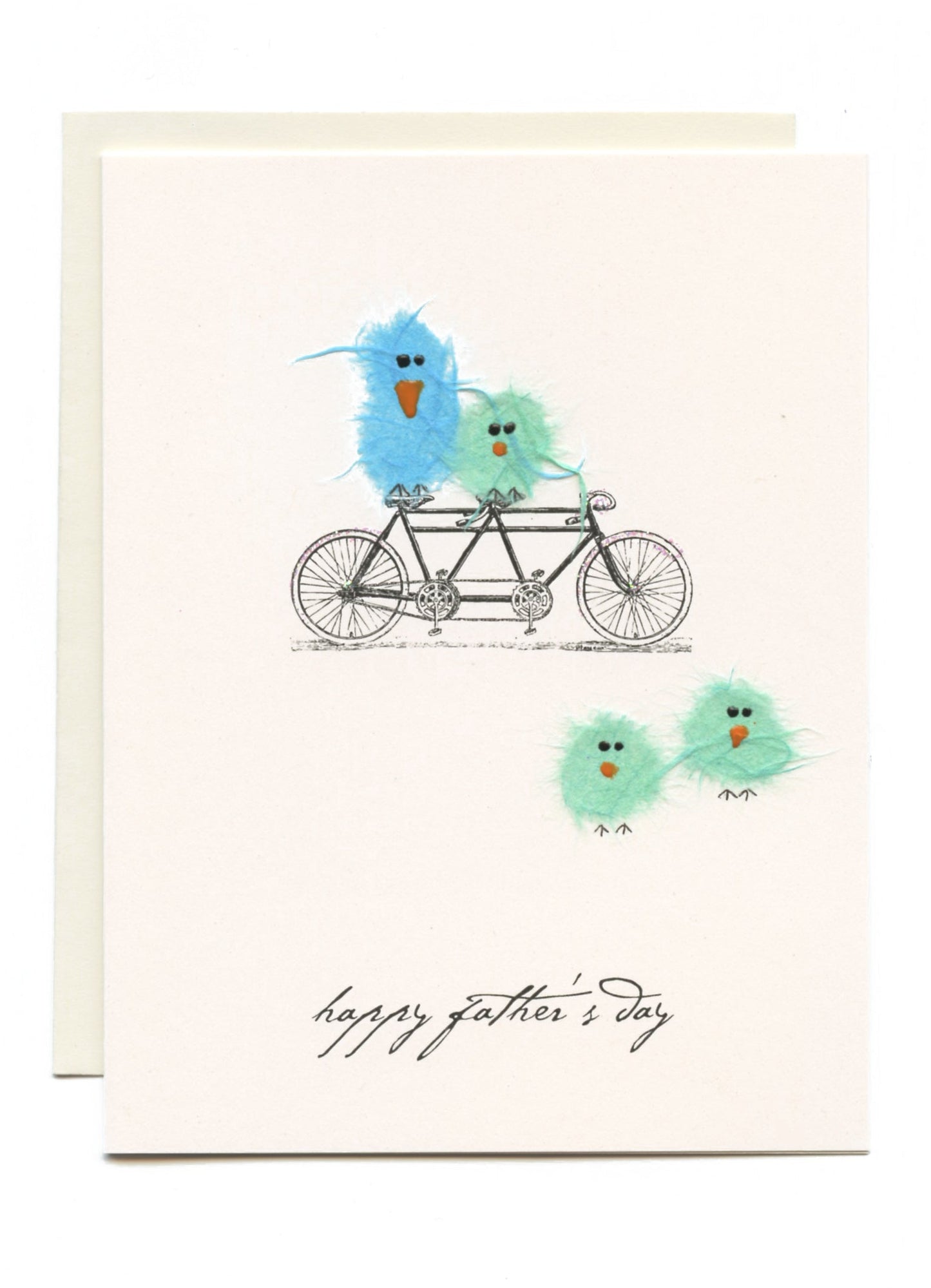 "Happy Father's Day" Birds and Bike