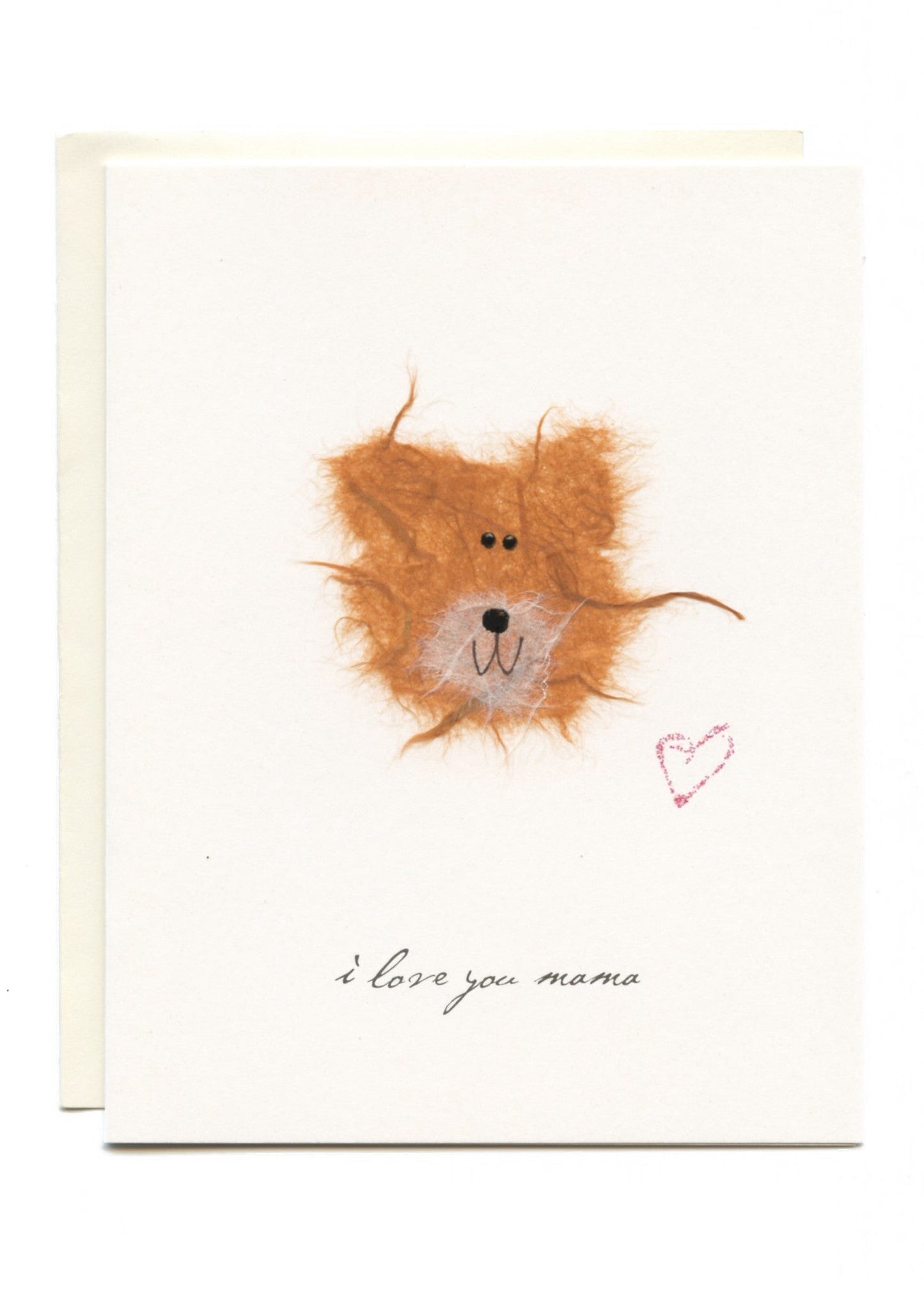 "I Love You Mama" Bear with Heart