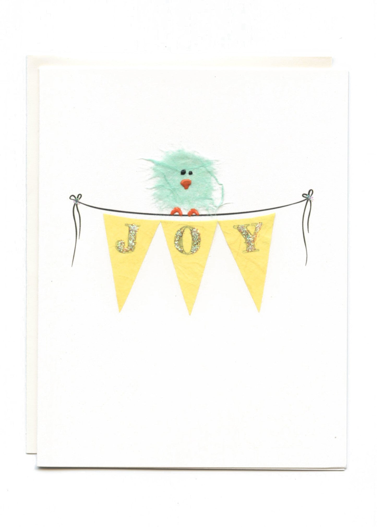 "JOY" Bird on Banner