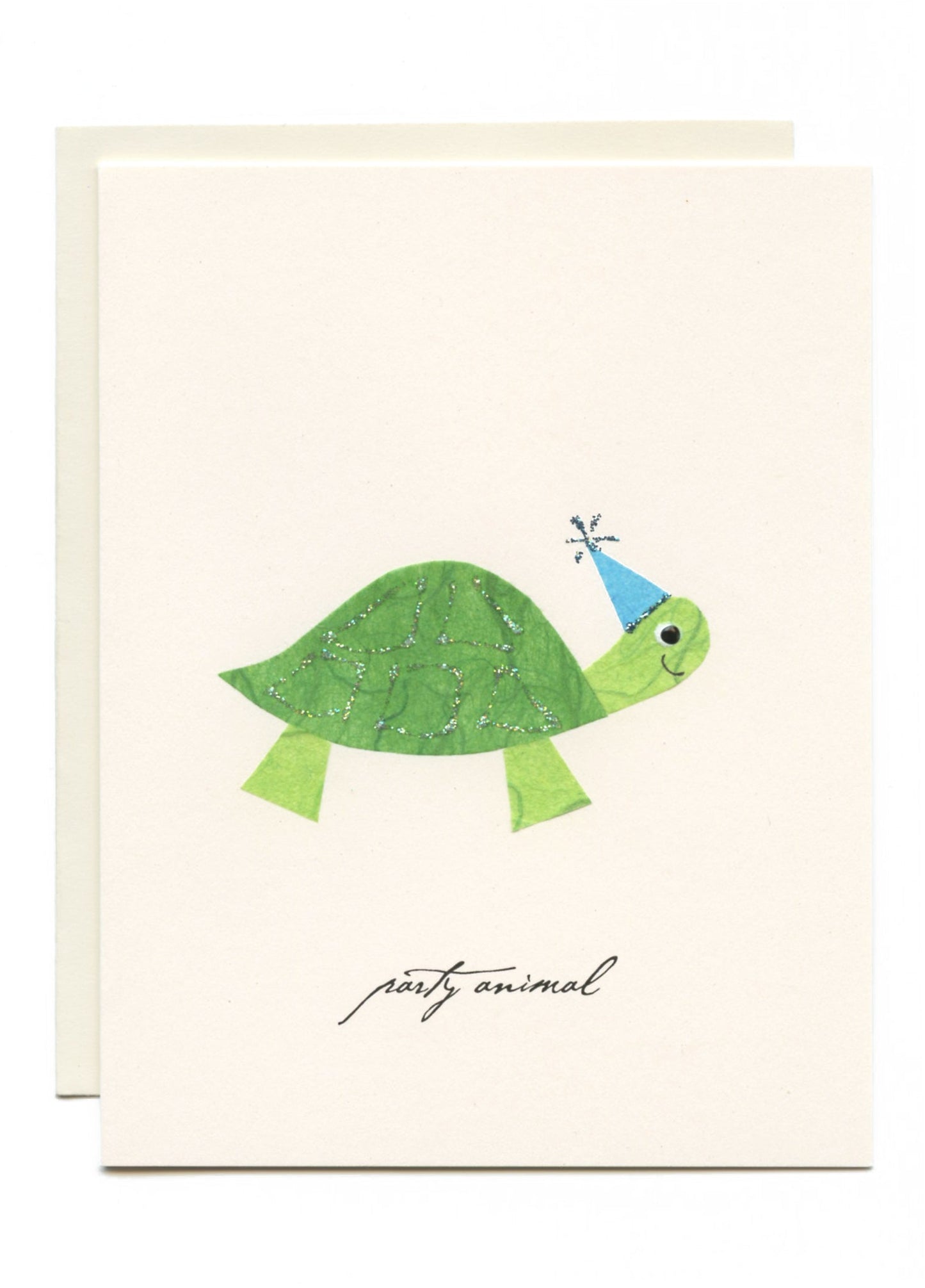 "Party Animal" Turtle with Party Hat