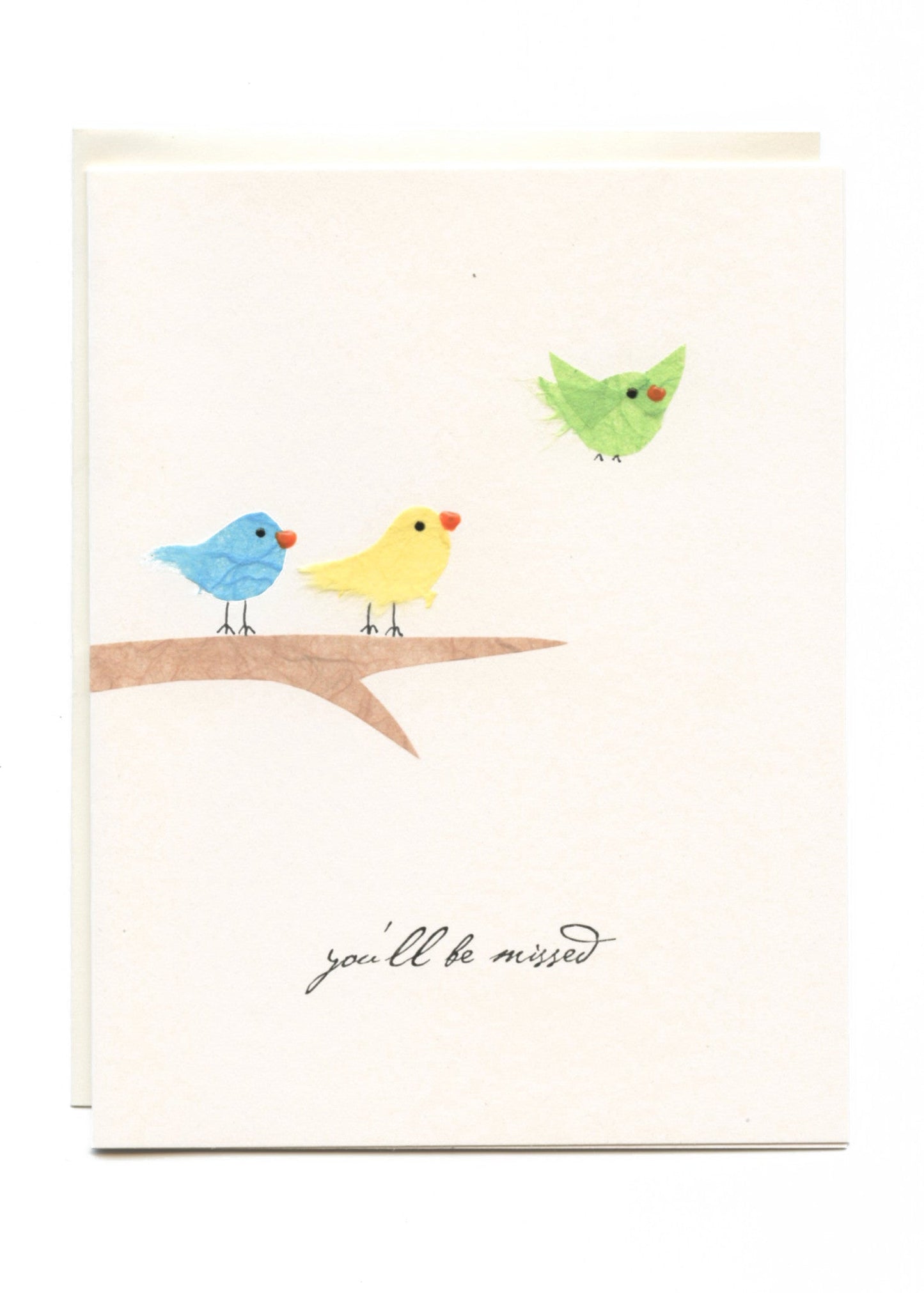 "You'll Be Missed" Bird Flying Away