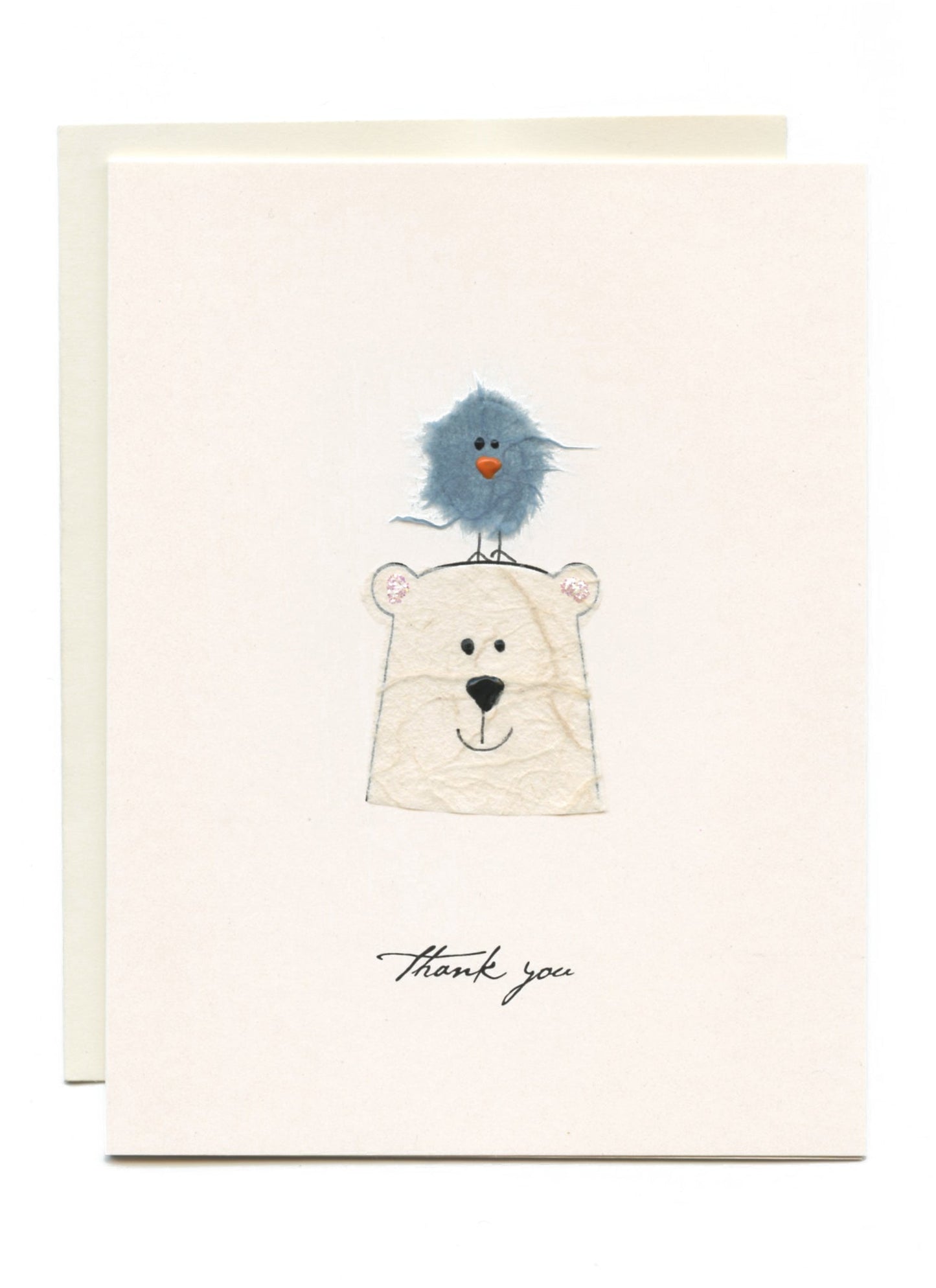 "Thank You" Polar Bear and Bird