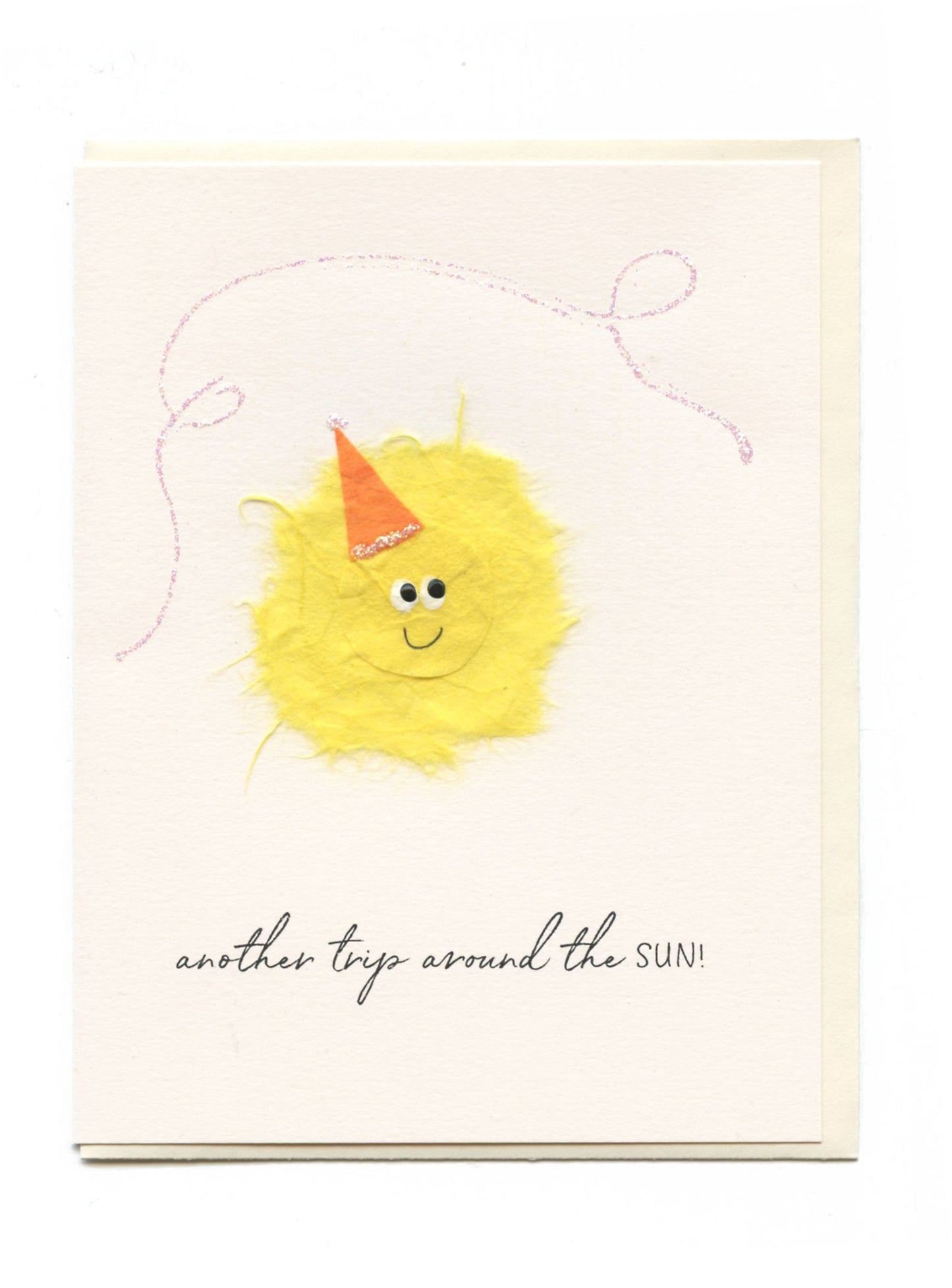 "Another Trip Around the Sun" Sun w/ party hat